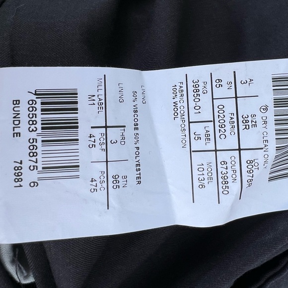 Joseph Abboud Suit Jacket and matching Pants - Picture 12 of 13